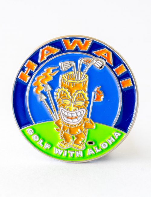 Tiki Ball Marker Blue